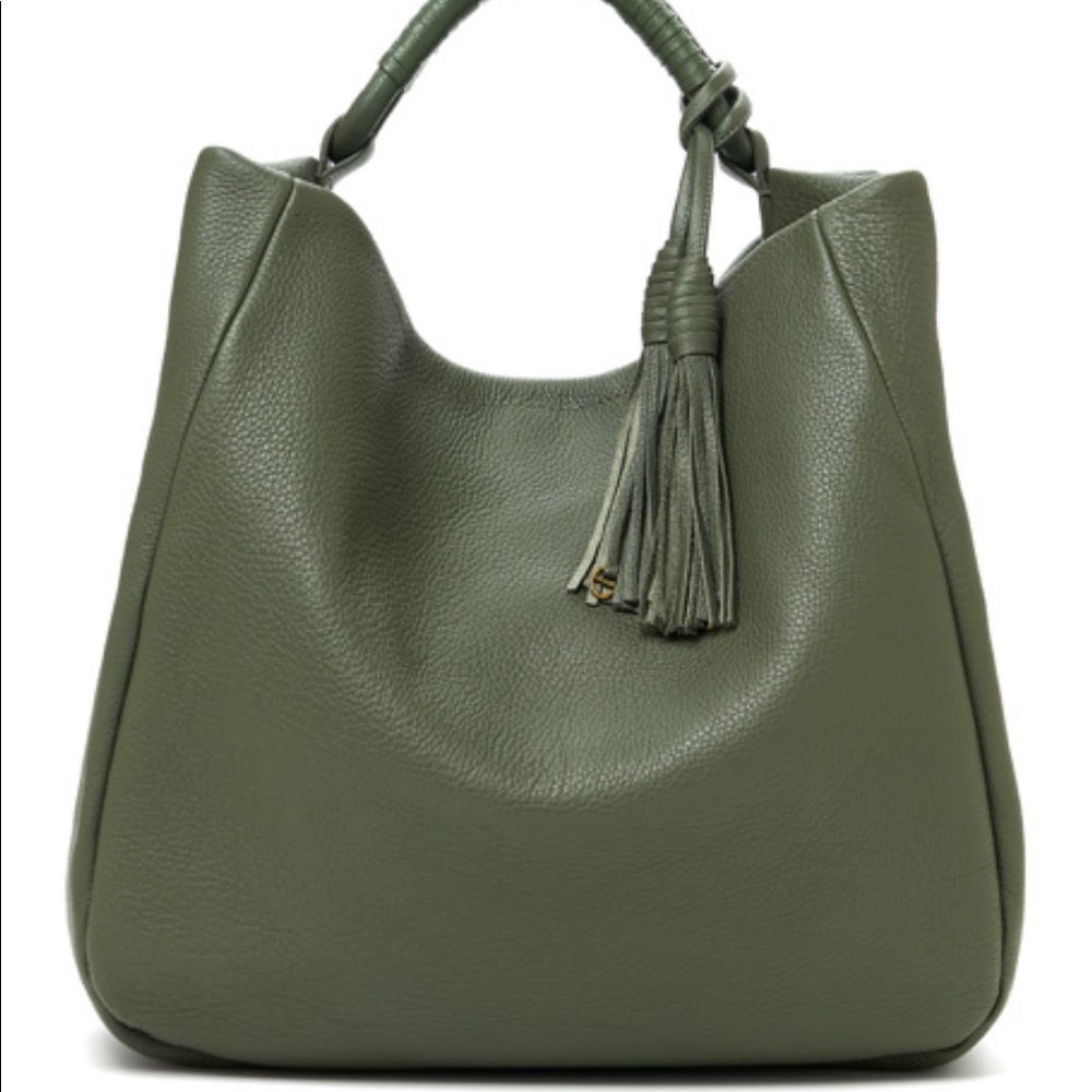 NWT Etienne Aigner MODA HOBO ARMY GREEN🎄